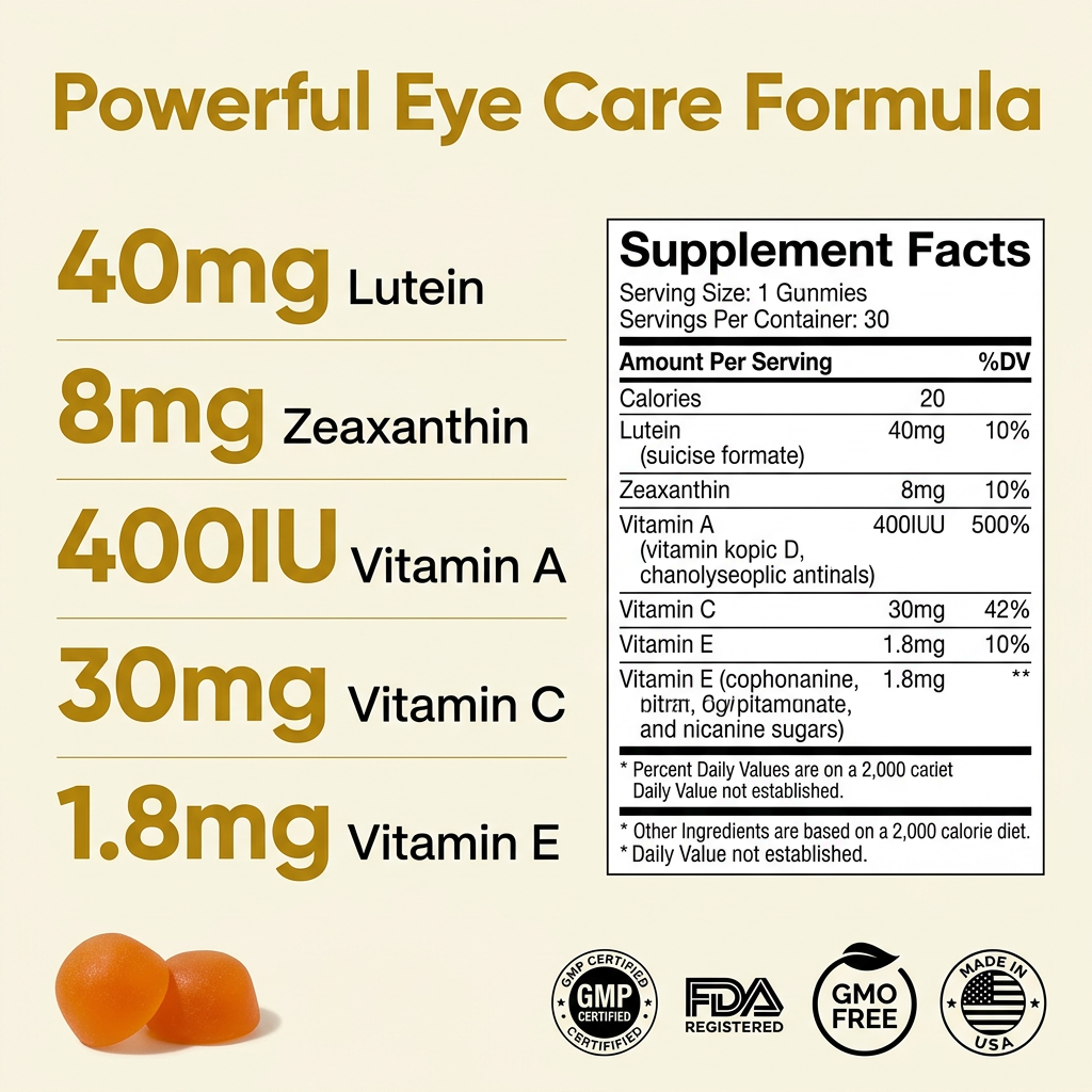 Eye Health Supplement Gummie